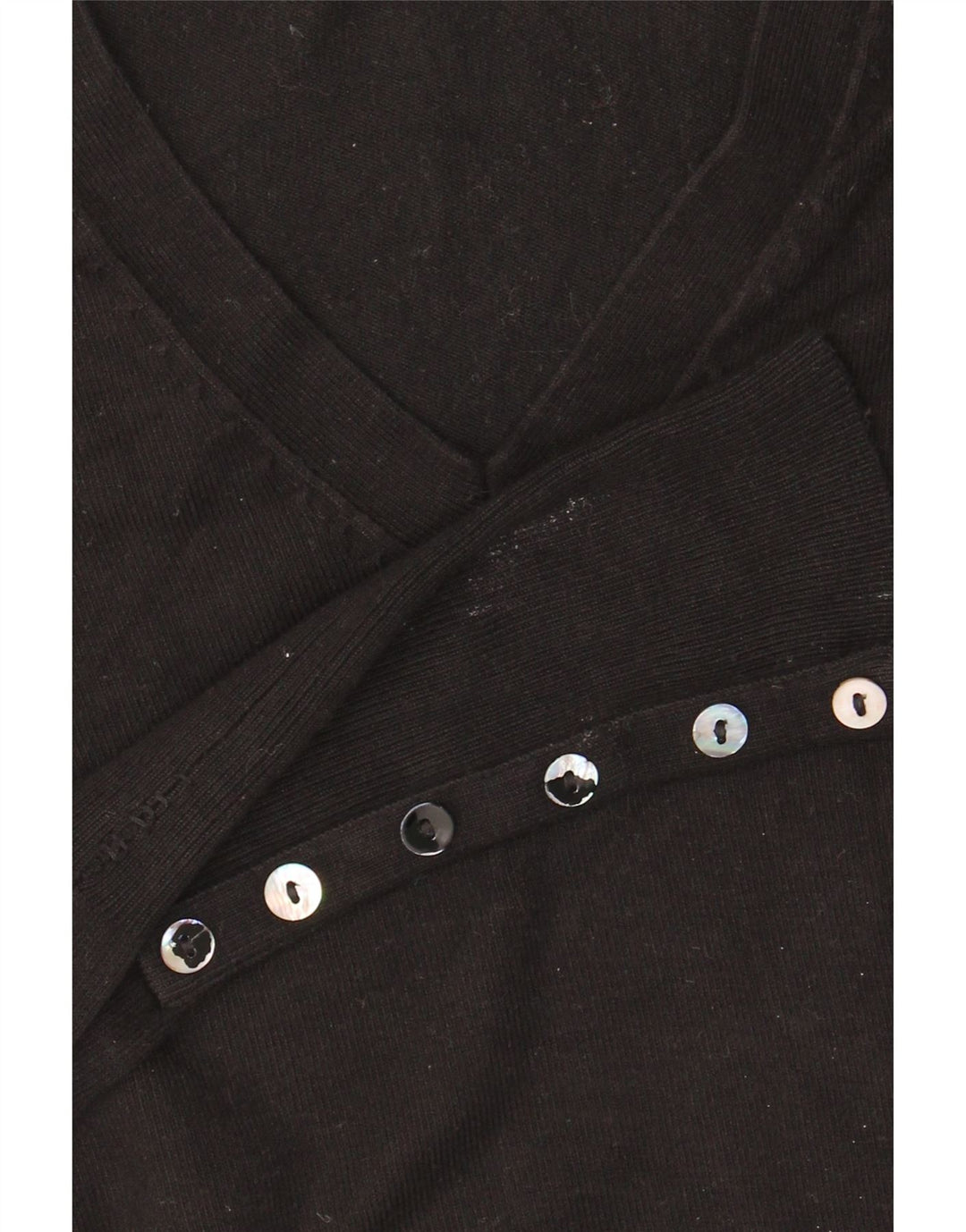 Maglione Zara da donna con scollo a V UK 10 piccolo nero