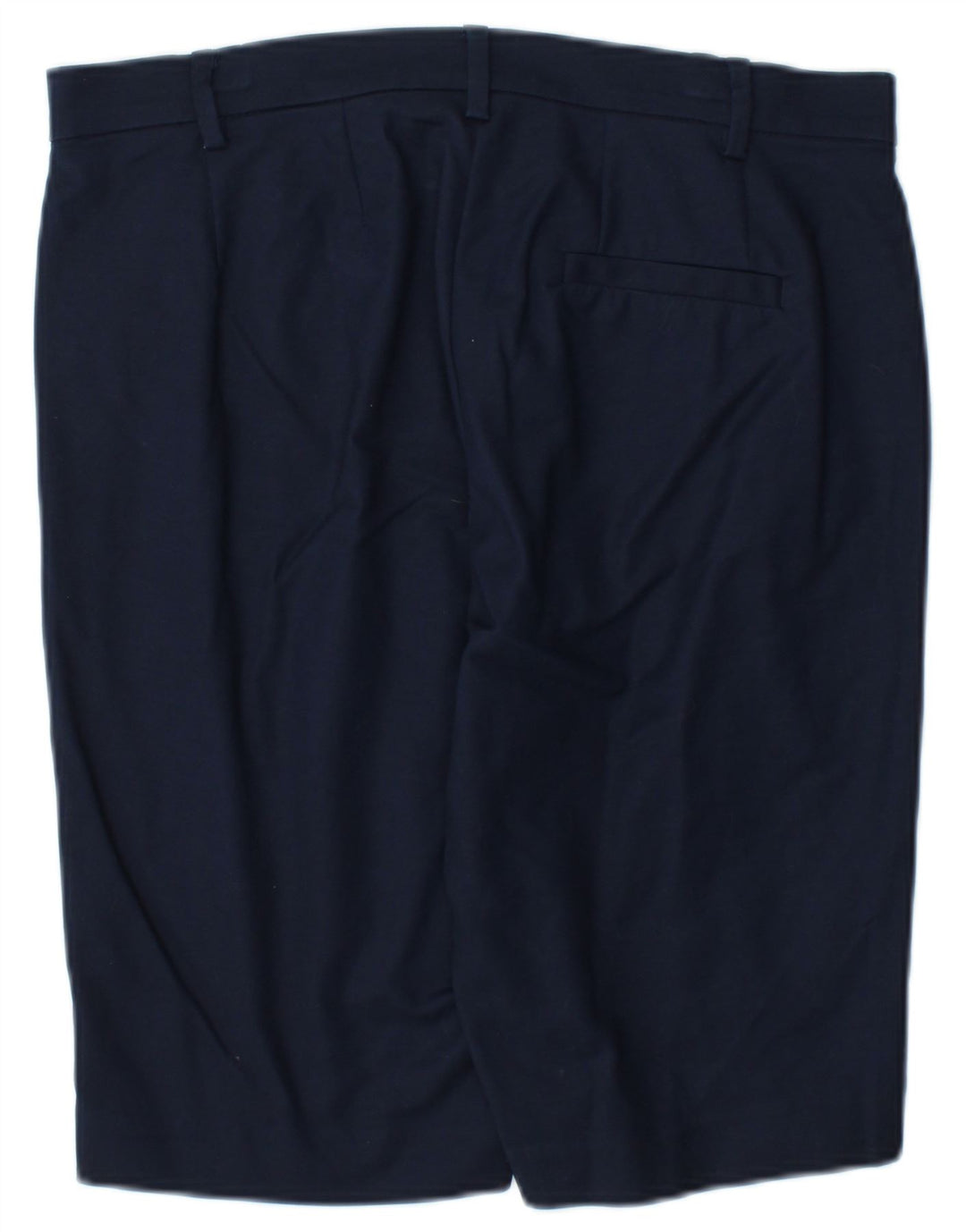 Pantaloncini chino da donna Marks & Spencer UK 12 medi W30 cotone blu navy