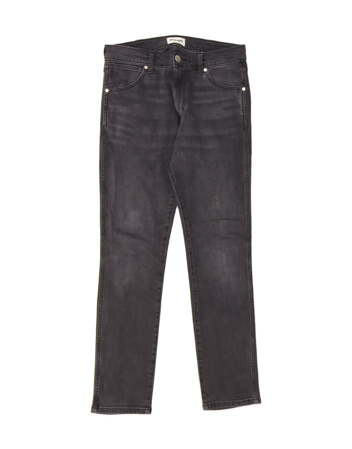 WRANGLER Womens Larston Slim Jeans W29 L32 Black Cotton Vintage Wrangler and Second-Hand Wrangler from Messina Hembry 