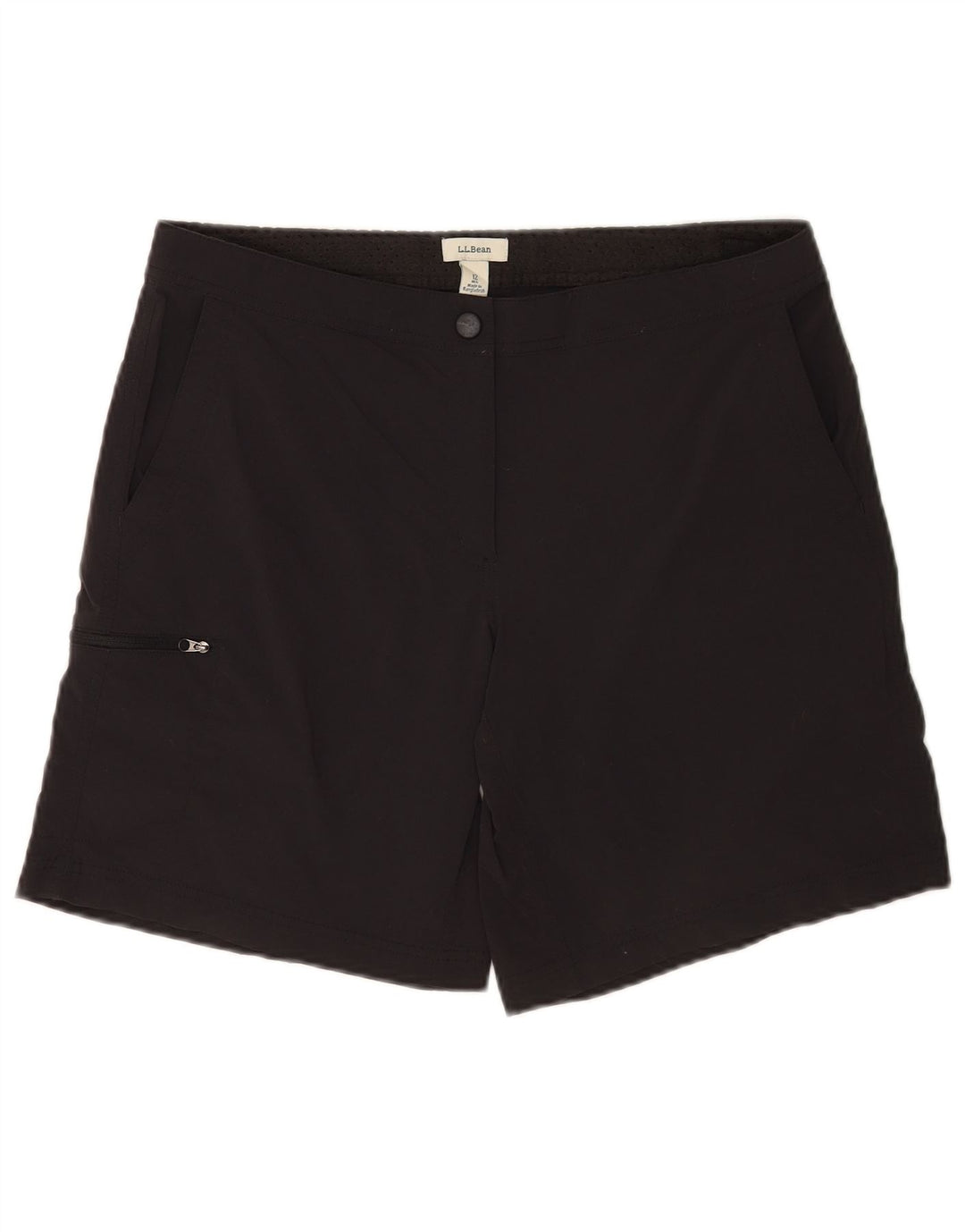 Pantaloncini cargo da donna L.L.Bean US 12 Large W34 Nylon nero