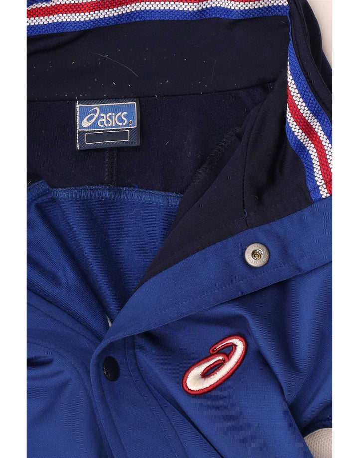 Giacca da ginnastica da uomo Asics grande color block blu