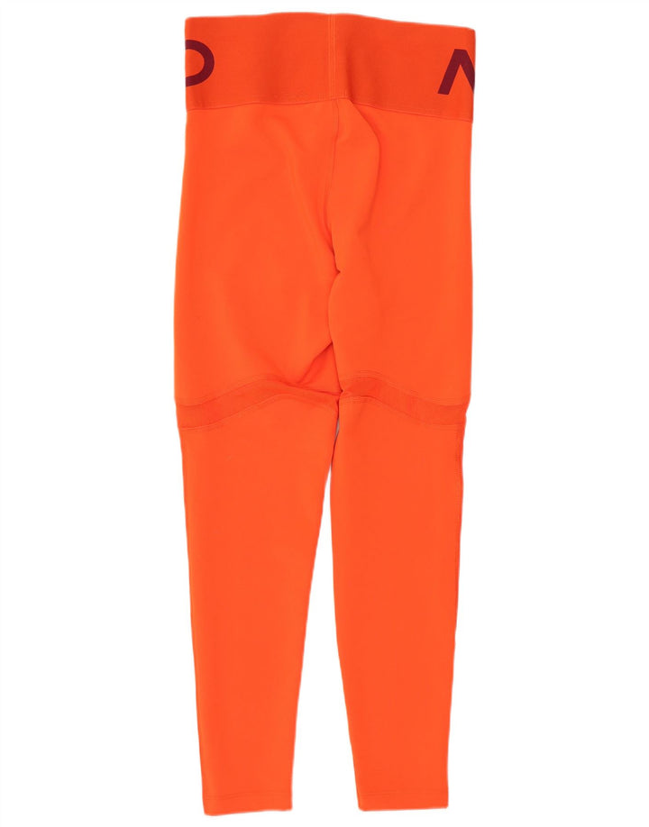 Leggings Nike Dri Fit Graphic Crop da donna UK 12 arancione medio