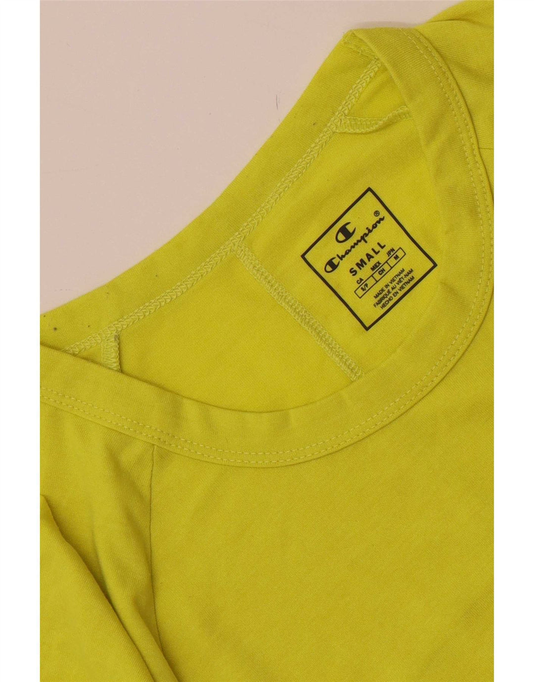 T-shirt da uomo Champion Top Small giallo color block