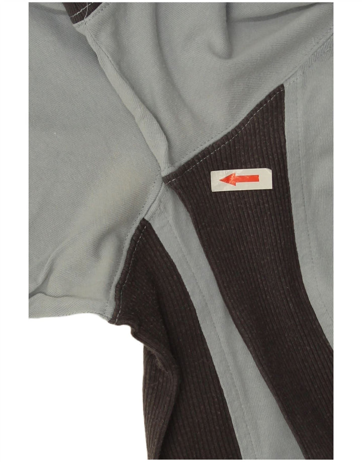 T-shirt grafica da donna Puma UK 14 Colorblock blu medio