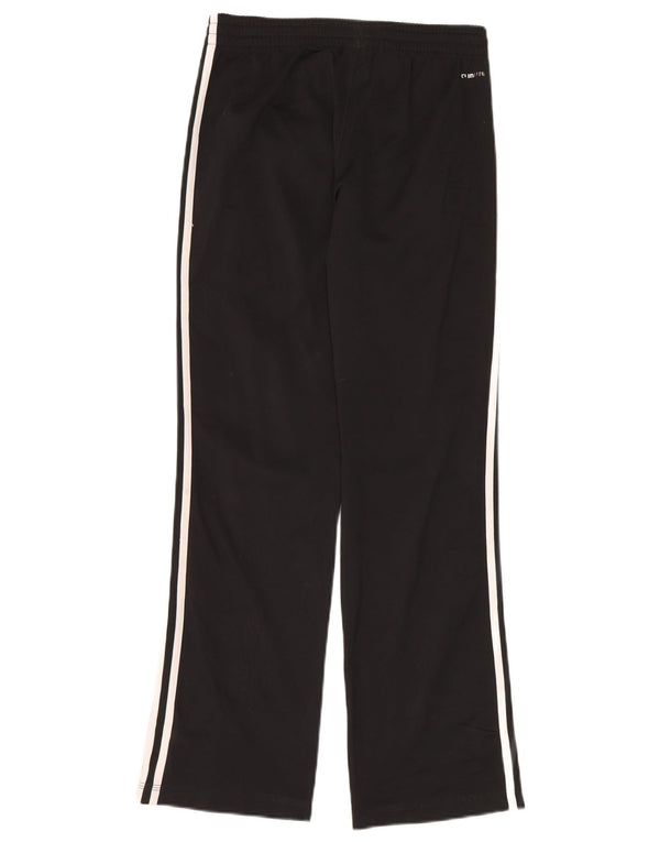 Pantaloni della tuta Adidas Climalite da ragazzo 13-14 anni in poliestere nero
