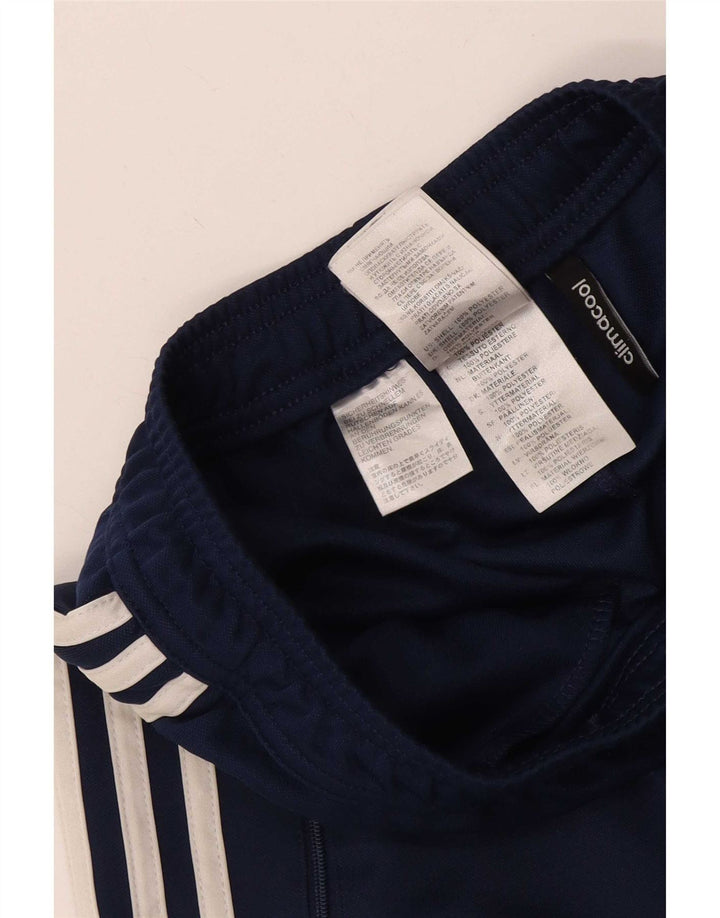 Pantaloni da tuta Adidas Climacool da uomo XS in poliestere color block blu navy