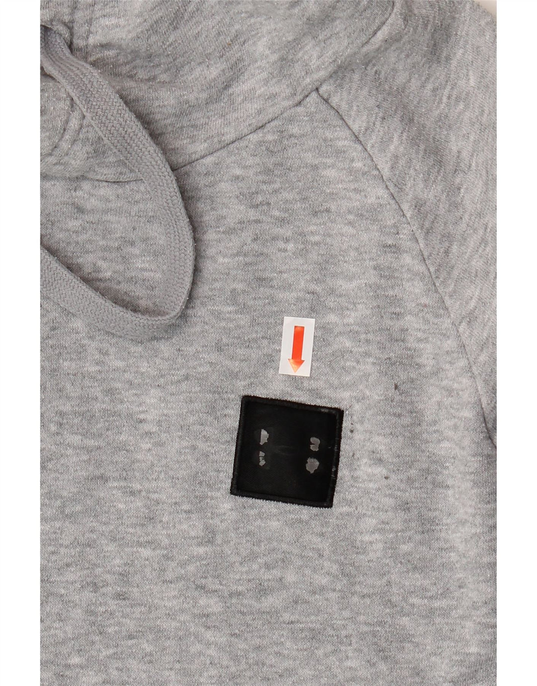 Felpa con cappuccio da uomo UNDER ARMOUR grande cotone chiazzato grigio