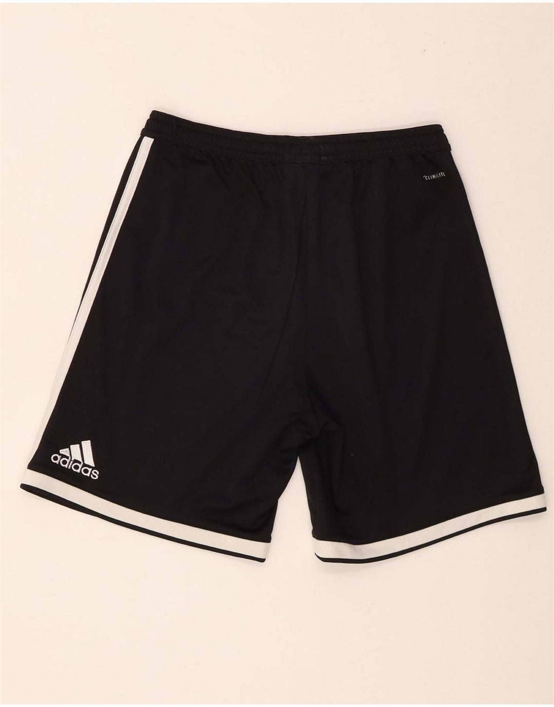 Pantaloncini sportivi Adidas Climalite da ragazzo 13-14 anni in poliestere nero