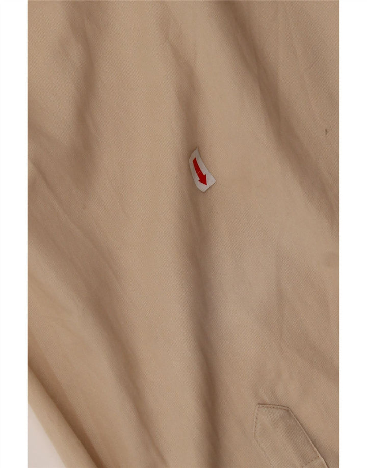 Camicia Izod da uomo vestibilità regolare taglia 18 2XL cotone beige