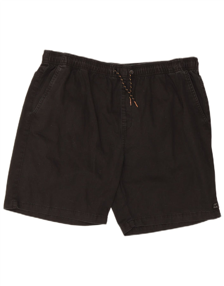 Pantaloncini chino da uomo Billabong W36 grandi in cotone nero