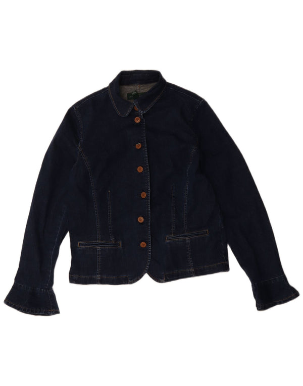 Giacca di jeans da donna Ralph Lauren US 14 XL Cotone blu navy