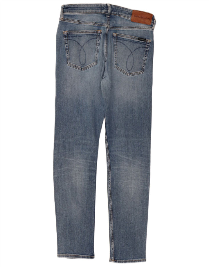 Jeans slim da uomo Calvin Klein W32 L32 Blu