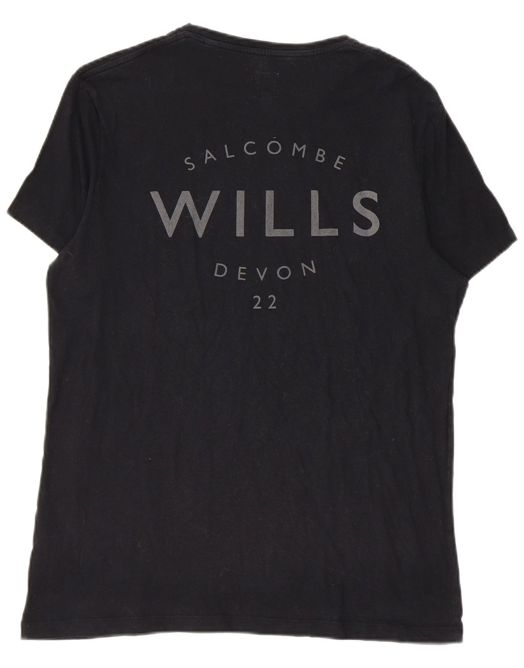T-shirt grafica da uomo Jack Wills Top piccola in cotone nero