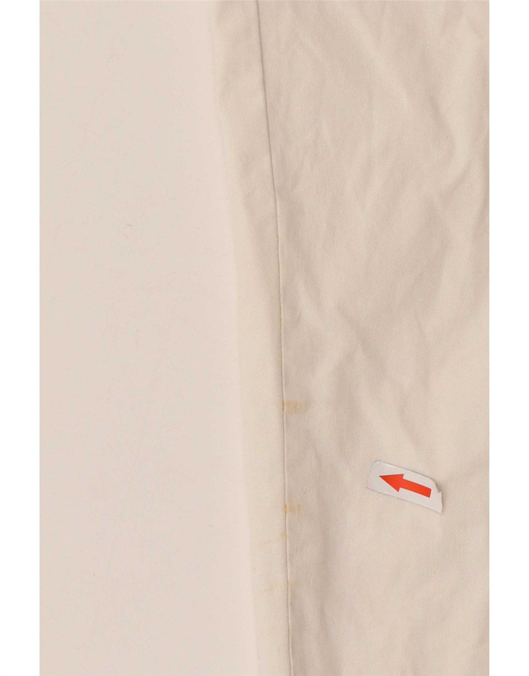 Pantaloni chino slim da donna Zara medi W32 L30 cotone bianco