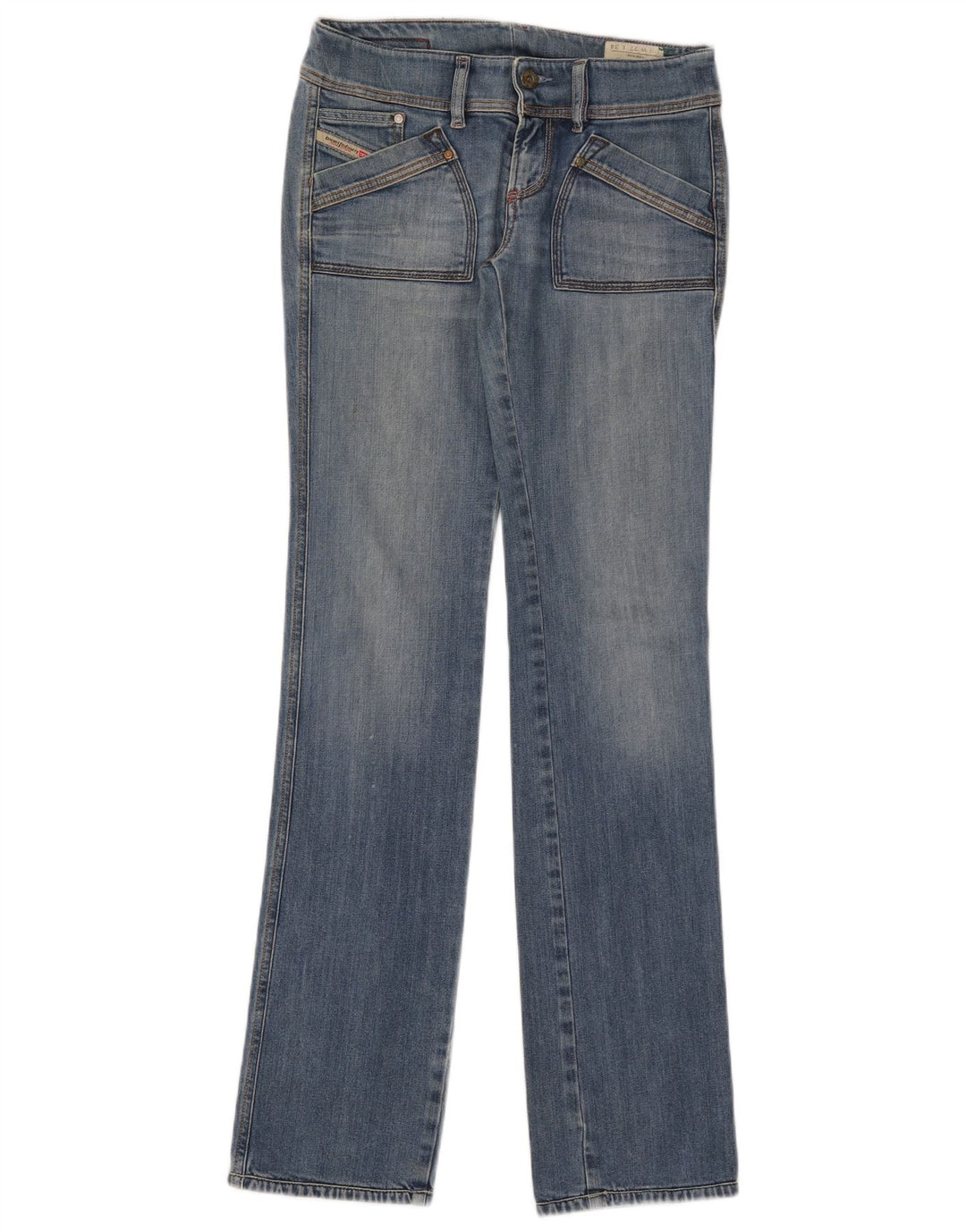 Jeans dritti Reckfly da donna DIESEL W27 L34 cotone blu