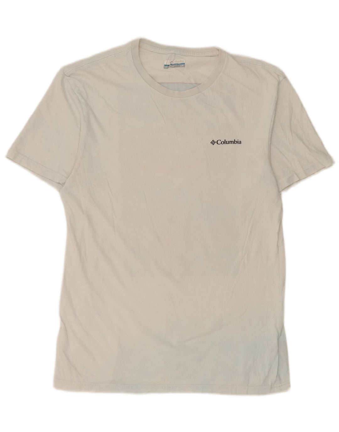 T-shirt grafica da uomo Columbia Top piccola in cotone bianco