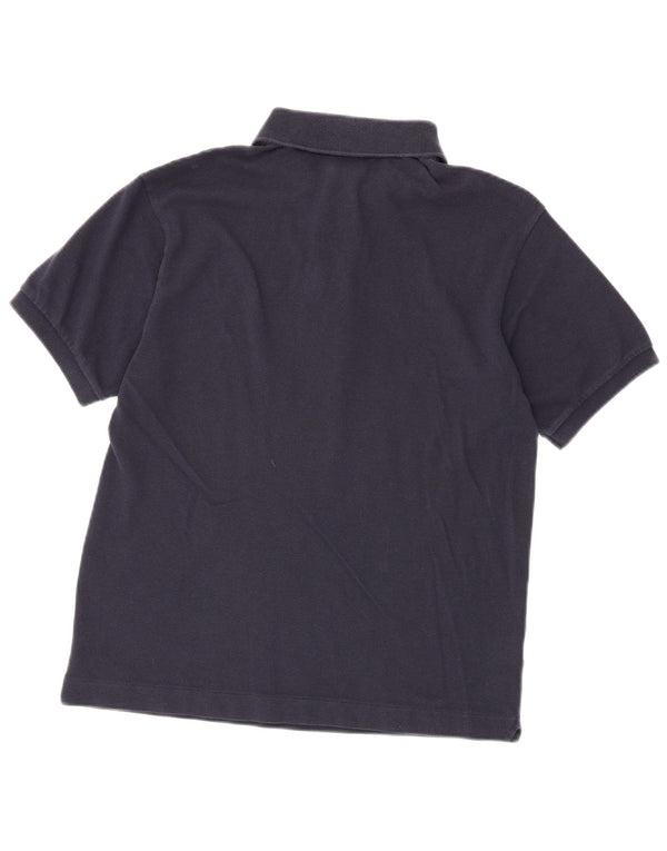 Polo da uomo Lacoste taglia 4 media in cotone blu navy