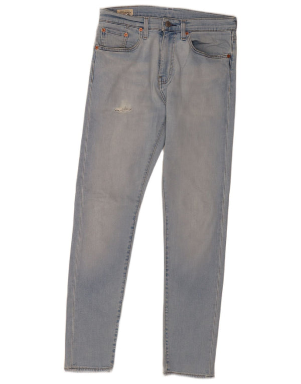 Levi's Uomo 512 Jeans slim affusolati effetto consumato W31 L31 cotone blu