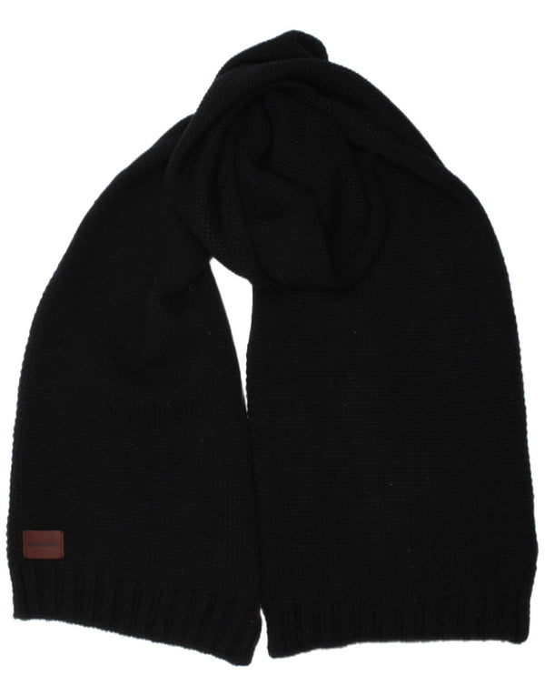 Sciarpa rettangolare da uomo Diesel, taglia unica, in acrilico nero