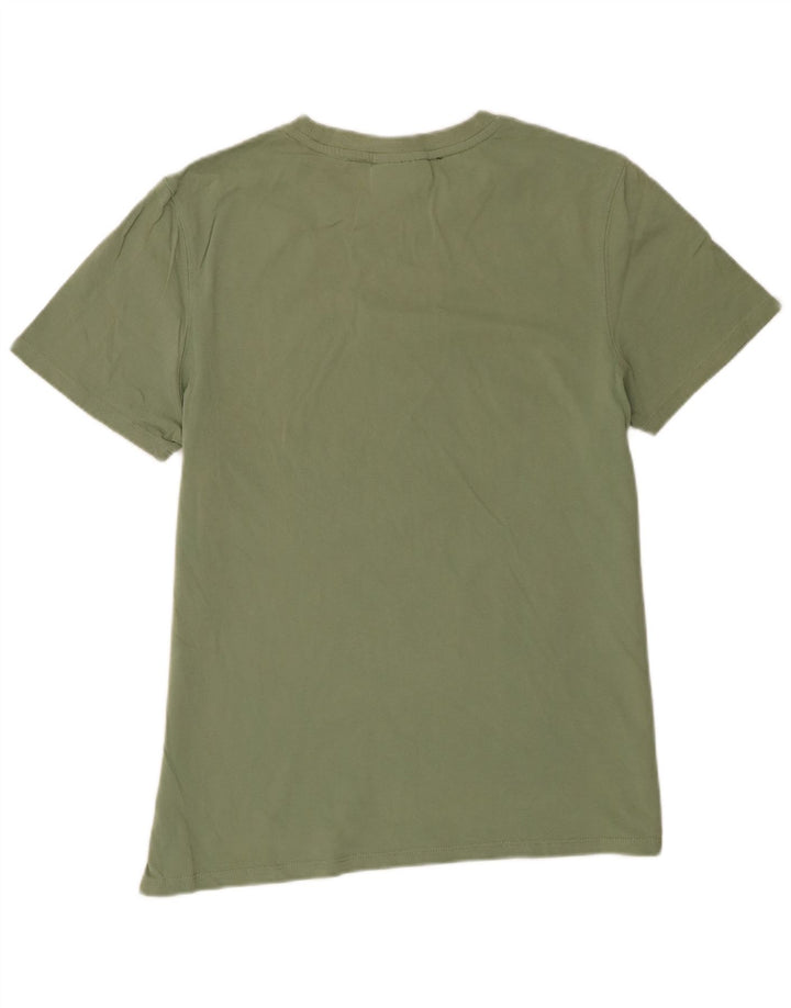 T-shirt Fila da uomo Top in cotone kaki medio