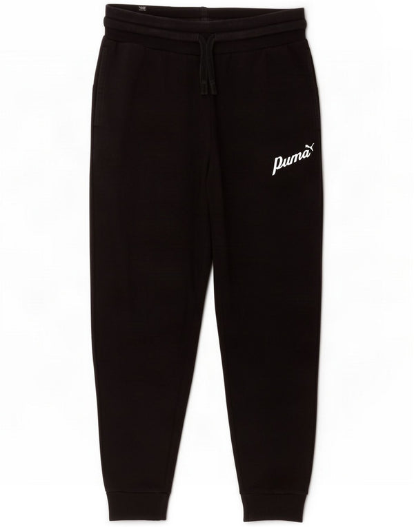 Puma Mens Tracksuit Trousers Joggers Large Black Cotton