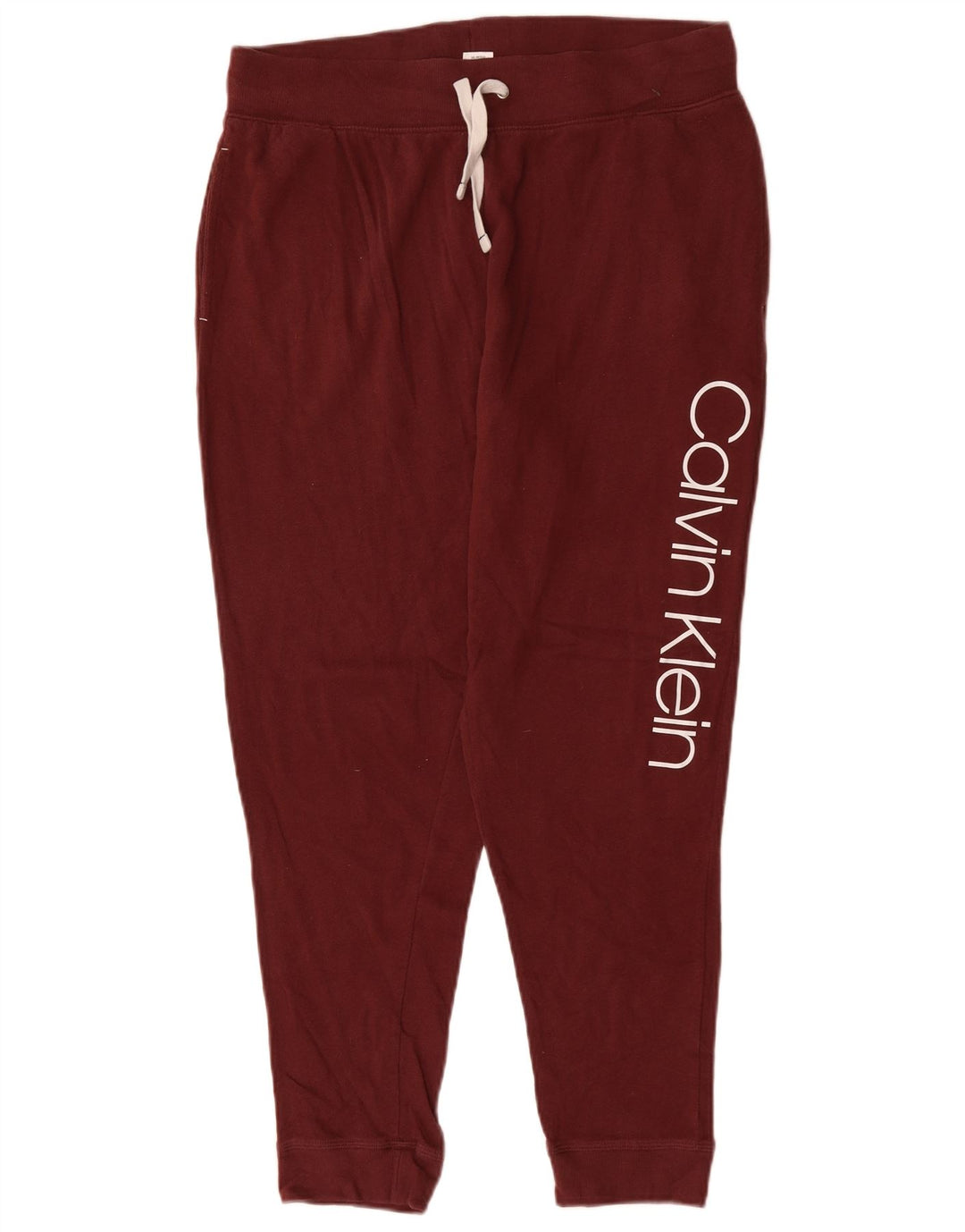 CALVIN KLEIN Pantaloni da tuta con grafica da uomo Joggers Large Bordeaux