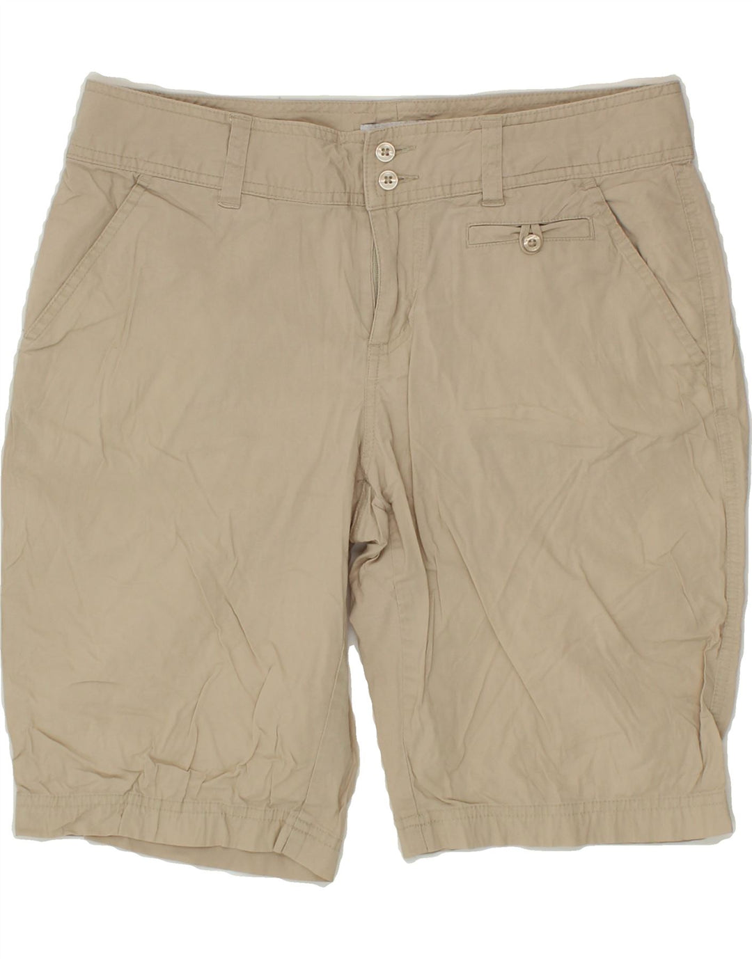 COLUMBIA Womens Chino Shorts US 8 Medium W30  Beige Cotton Vintage Columbia and Second-Hand Columbia from Messina Hembry 