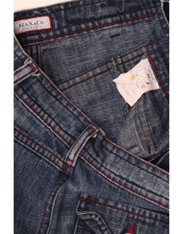 Jeans svasati da donna Max & Co. IT 42 Medio W30 L32 Blu Cotone