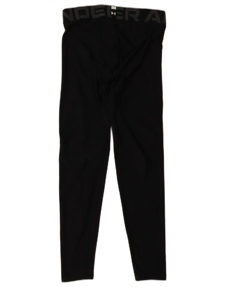 Leggings grafici da uomo Under Armour Heat Gear grandi neri