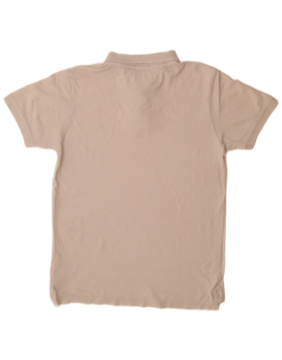 TOMMY HILFIGER Polo da uomo in cotone bianco sporco medio