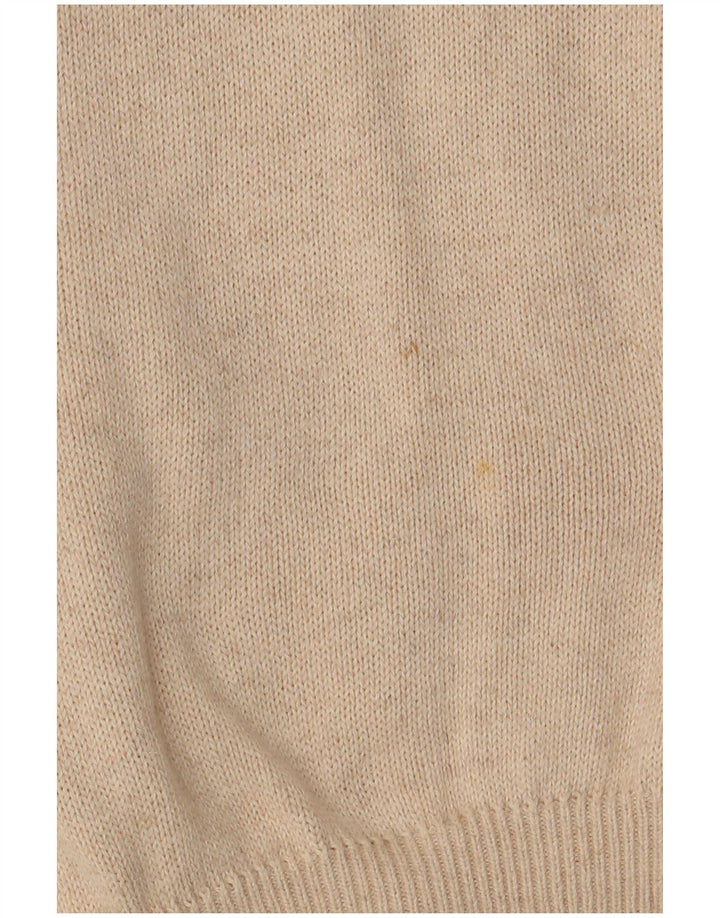 Malagrida Maglia Cardigan Uomo Large Beige in Viscosa