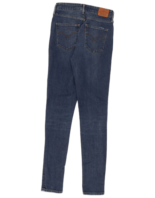 Jeans skinny a vita alta Levi's 721 da donna W28 L32 in cotone blu