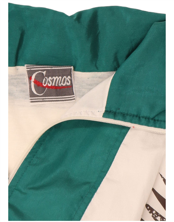 COSMOS Giacca da tuta da uomo UK 16 Large White Colourblock