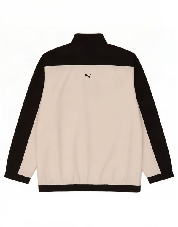 Giacca da tuta grafica da ragazzo Puma 13-14 anni Colorblock bianco