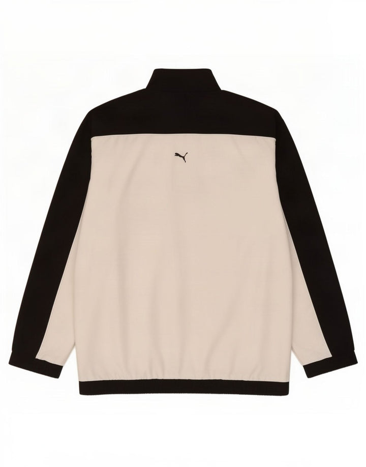 Giacca da tuta grafica da ragazzo Puma 13-14 anni Colorblock bianco