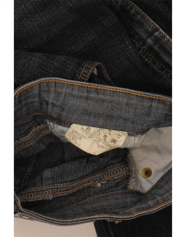 Jeans dritti da donna Roccobarocco W28 L29 cotone blu navy