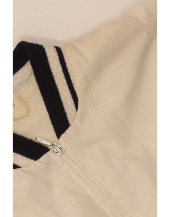 Giubbotto bomber da uomo Trigema IT 52 XL Poliestere color block bianco