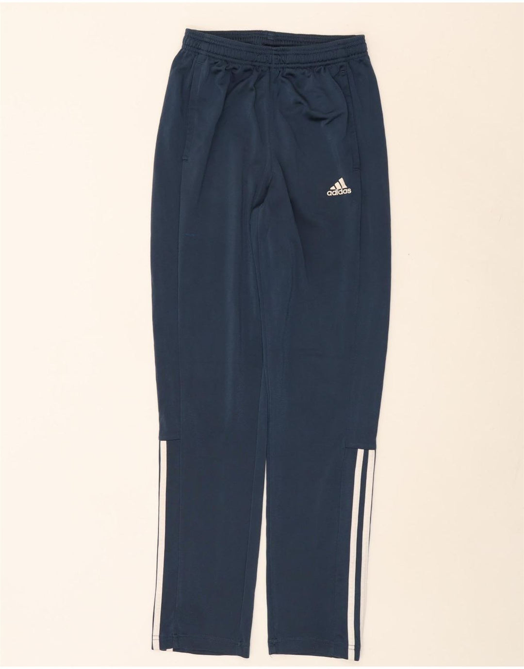 Pantaloni da tuta da uomo ADIDAS UK 36/38 Small Poliestere blu navy