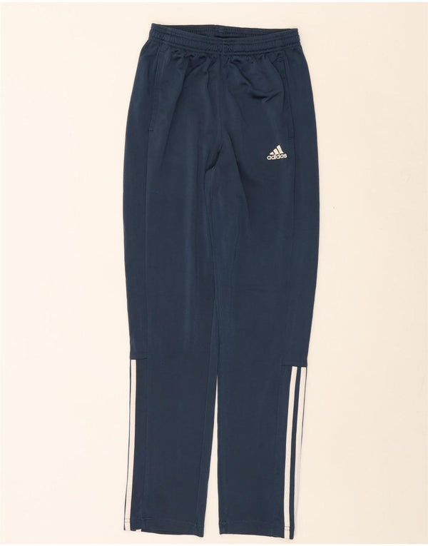 Pantaloni da tuta da uomo ADIDAS UK 36/38 Small Poliestere blu navy