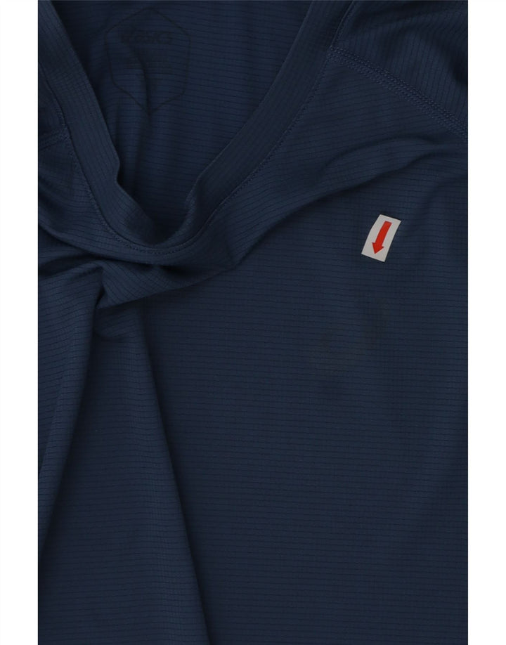 T-shirt ASICS da uomo Top Small blu in poliestere