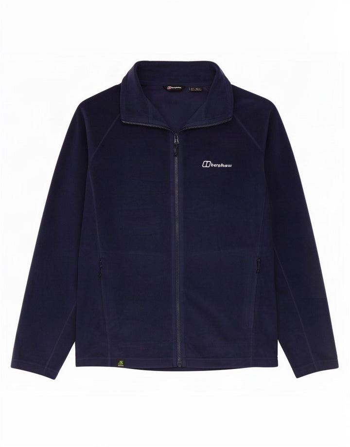 Giacca in pile da uomo Berghaus UK 40 grande poliestere blu navy