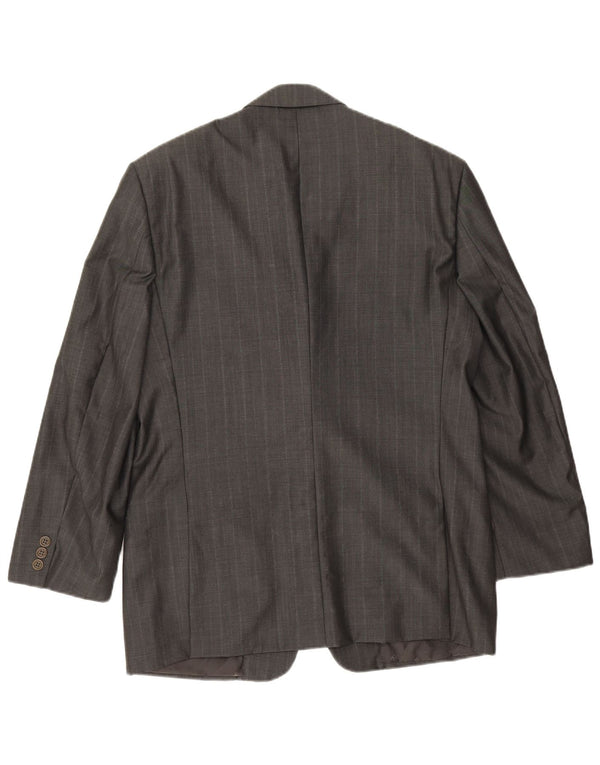 Giacca Blazer 3 Bottoni Valentino Uomo IT 50 Large Grigio Lana Vergine