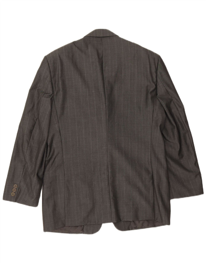 Giacca Blazer 3 Bottoni Valentino Uomo IT 50 Large Grigio Lana Vergine