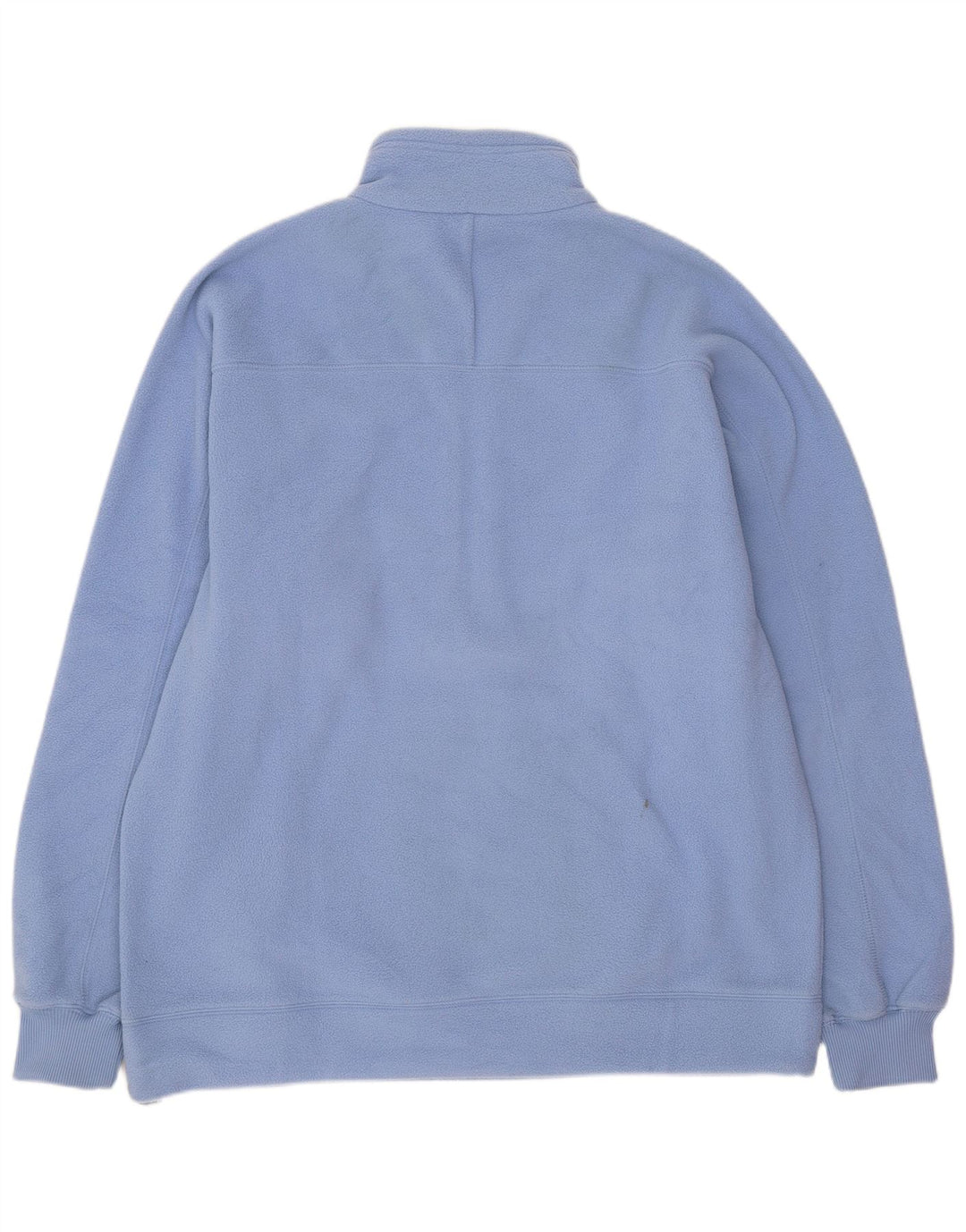 Maglione in pile da uomo con zip e collo Champion, grande in poliestere blu