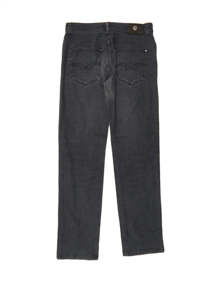 TRUSSARDI Mens Straight Jeans W32 L32 Navy Blue Cotton Vintage Trussardi and Second-Hand Trussardi from Messina Hembry 
