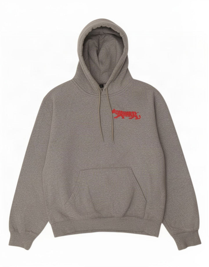 Maglione con cappuccio grafico da uomo Carhartt piccolo in cotone grigio