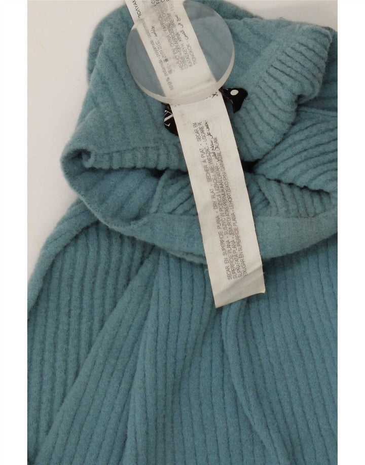 Abito maxi da donna Zara con scollo all'americana UK 12 Nylon blu medio