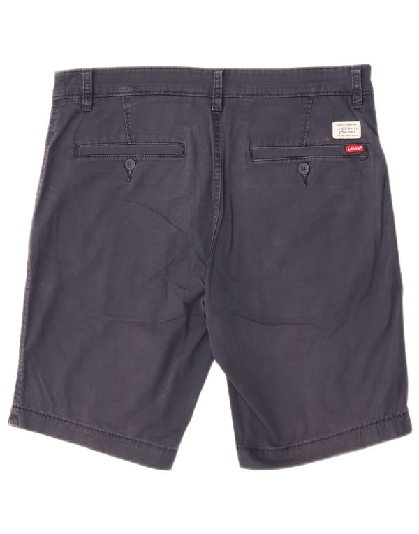 Pantaloncini chino da uomo Levi's W31 cotone blu navy medio