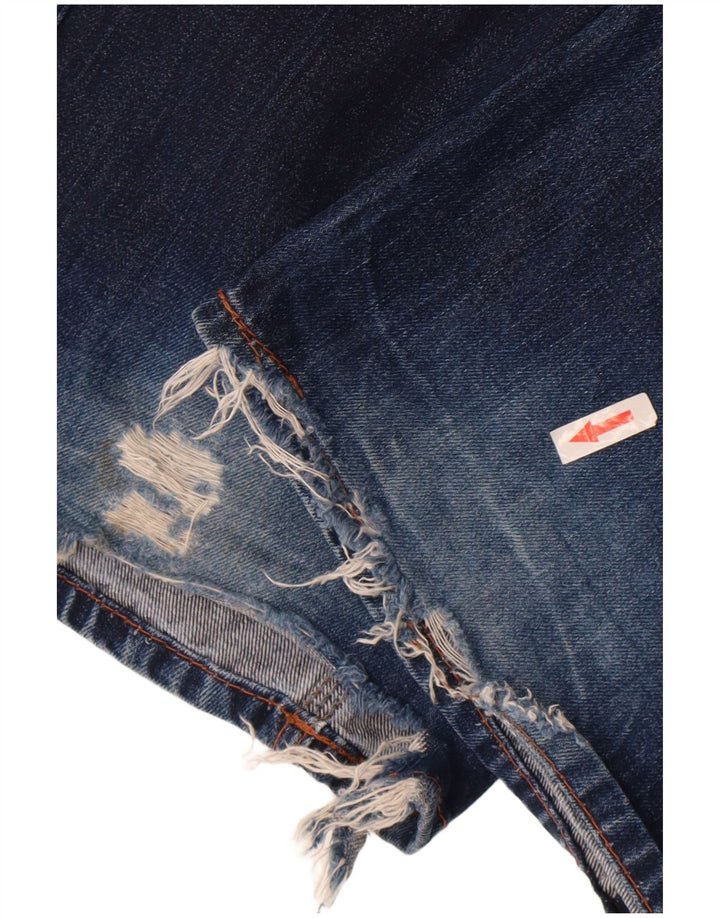 Jeans dritti invecchiati da uomo Tommy Hilfiger W31 L36 Blu