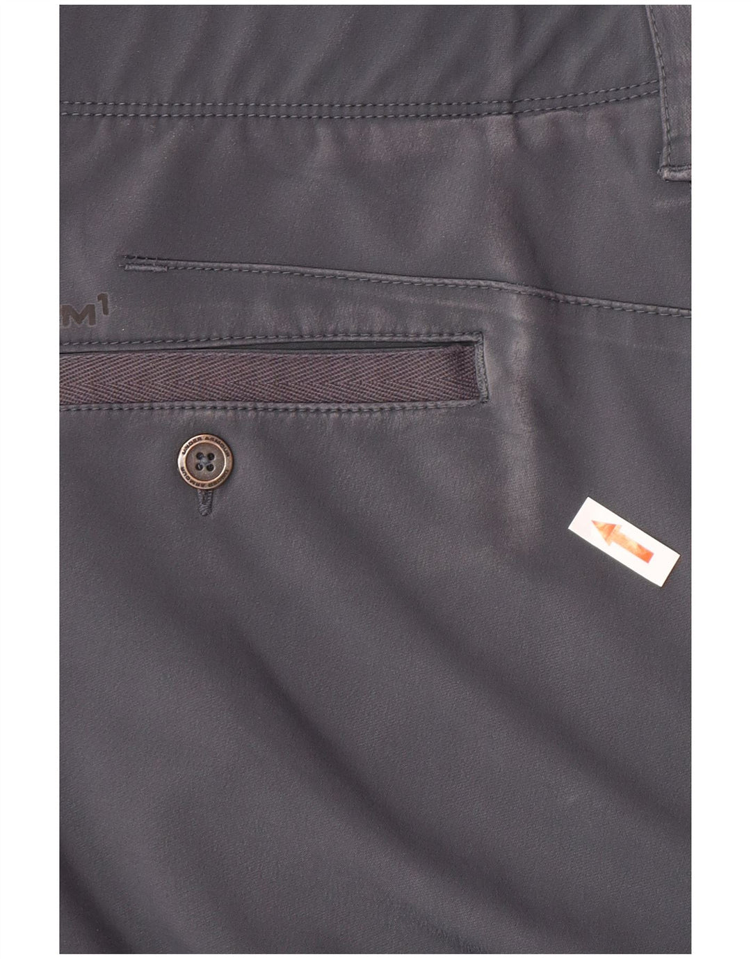 Pantaloni chino regolari da uomo Under Armour W34 L34 poliestere grigio